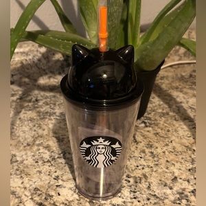 Starbucks Halloween Kitty 🎃 🐈‍⬛ tumbler